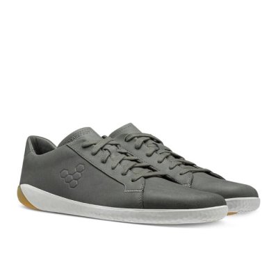 Vivobarefoot Geo Court II - Casual Schoenen Grijs Heren - FUP307591